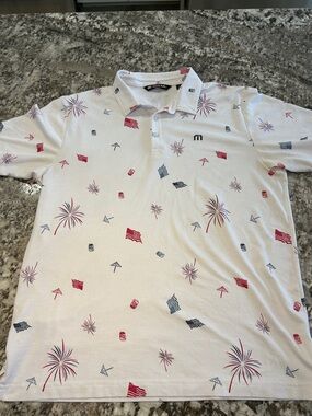 Travis Matthew 4th of July Golf Shirt - Size Large